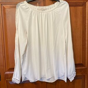 Loft blouse, ivory, size L